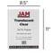 JAM Paper Clear Translucent 8.5&#x22; x 11&#x22; 28lb. Vellum, 100 Sheets